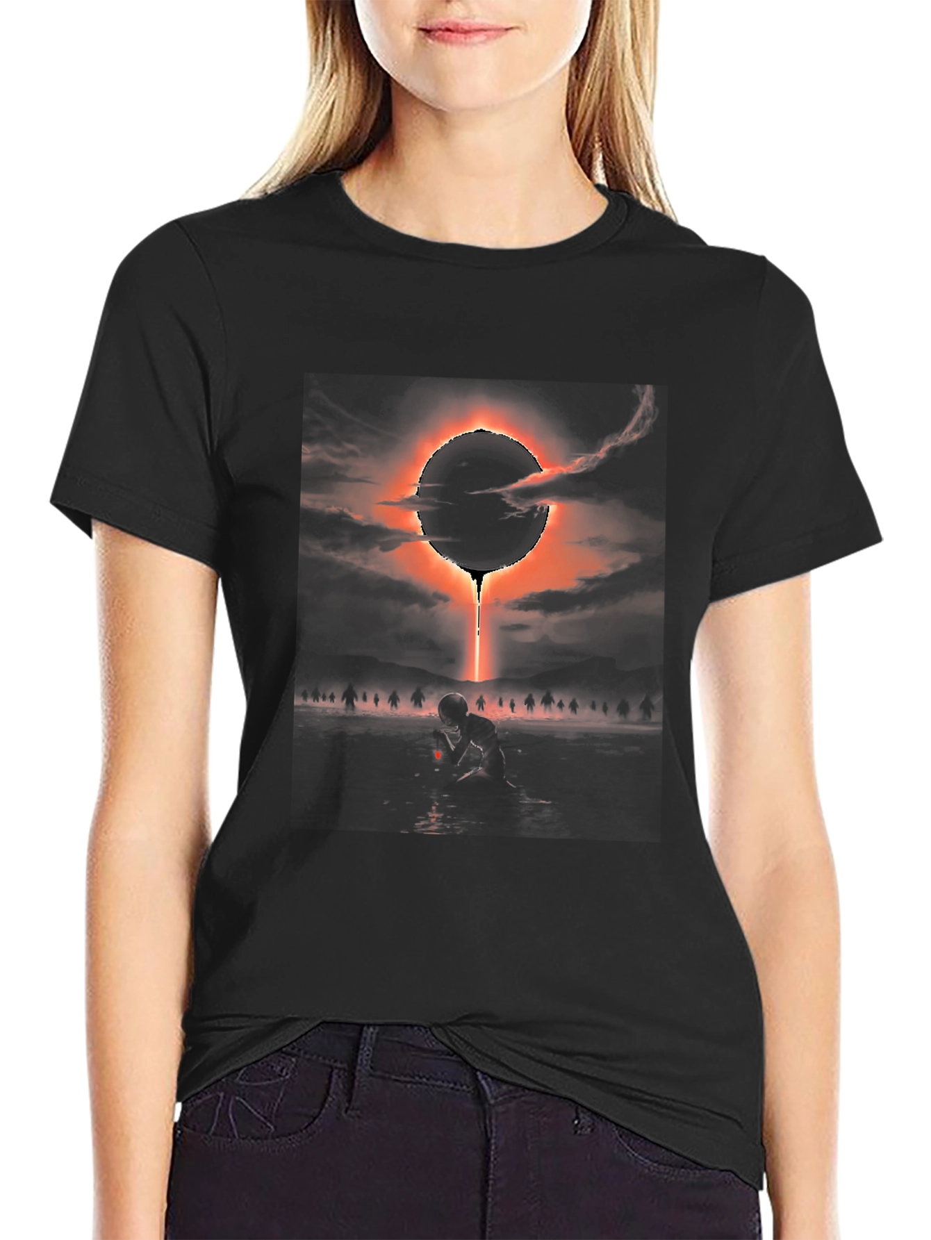 Dark Fantasy Graphic Tee - Eclipse Design