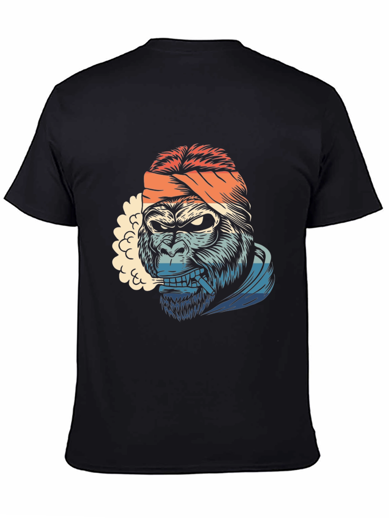 Cool Gorilla Bandana Graphic T-Shirt