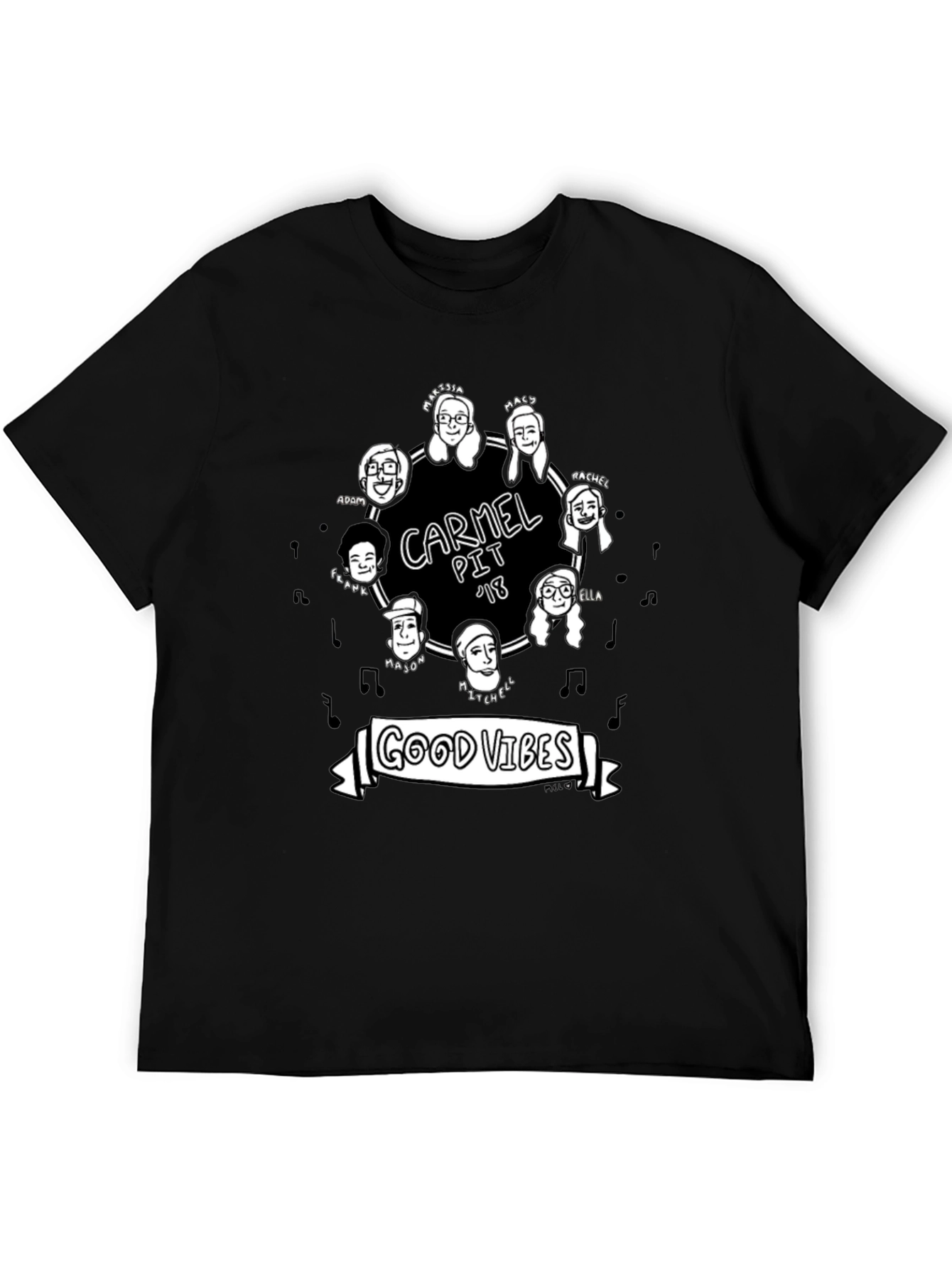 Carmel Pit 18 Good Vibes Graphic Tee