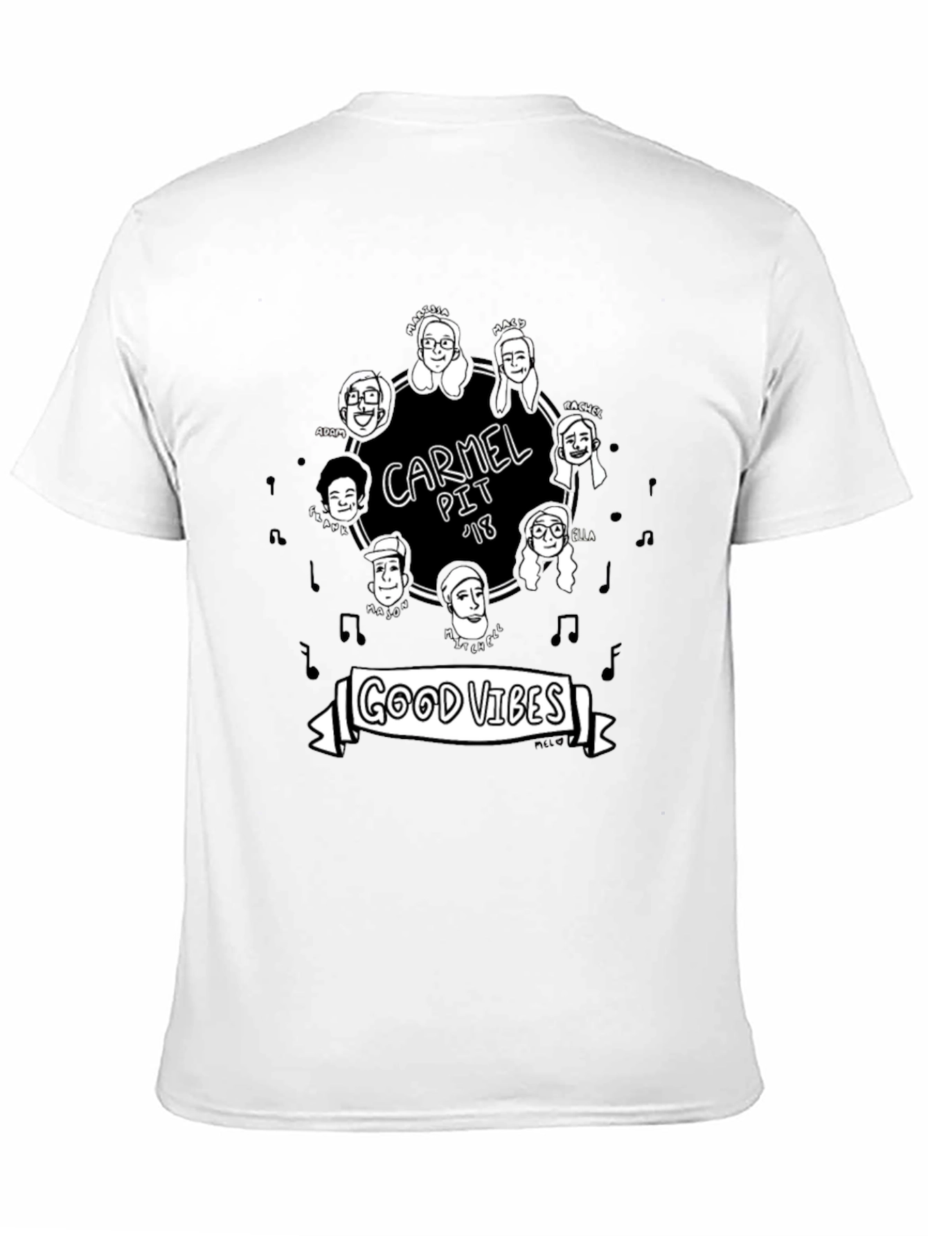 Carmel Pit 18 Good Vibes Graphic Tee