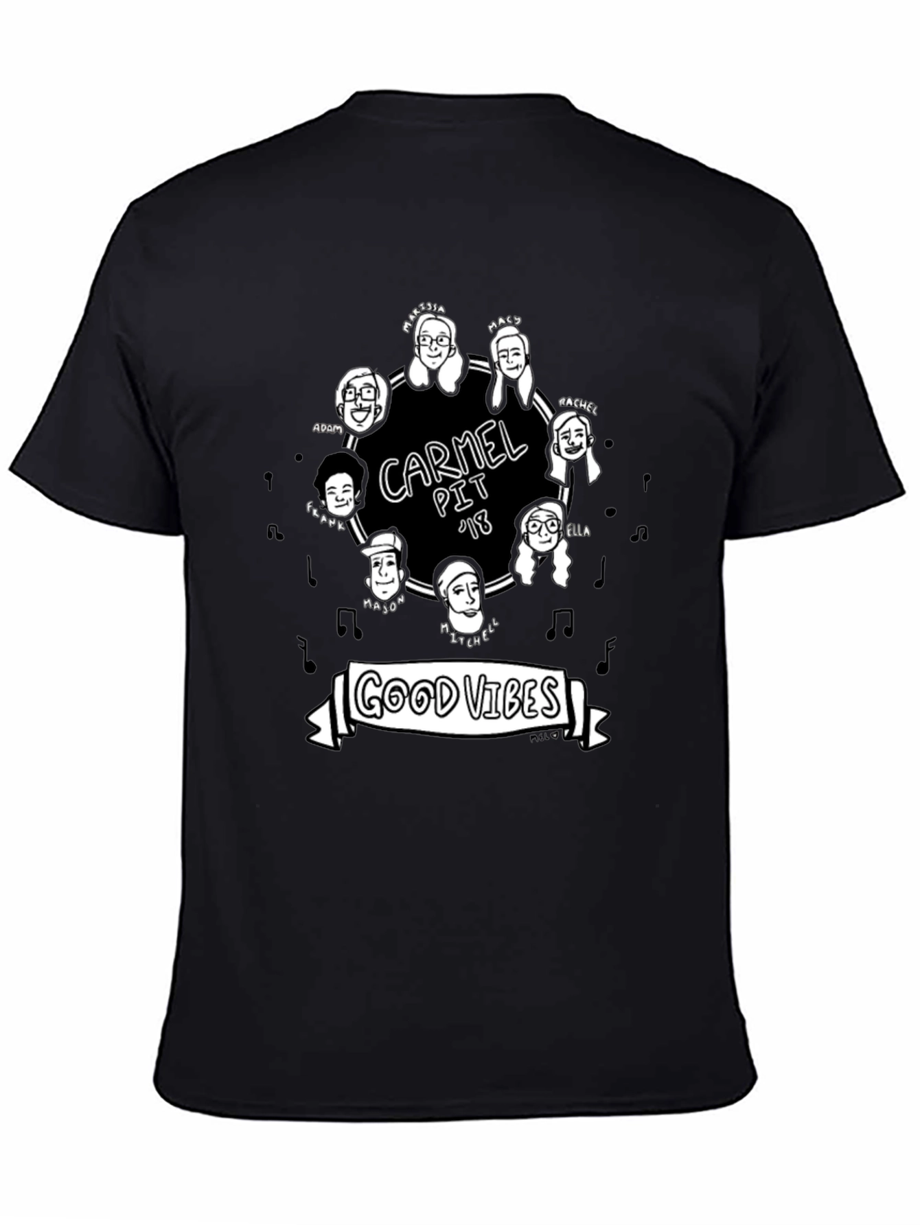 Carmel Pit 18 Good Vibes Graphic Tee