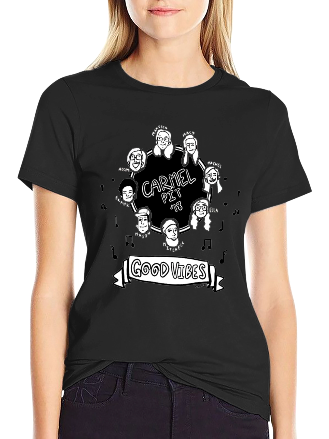 Carmel Pit 18 Good Vibes Graphic Tee