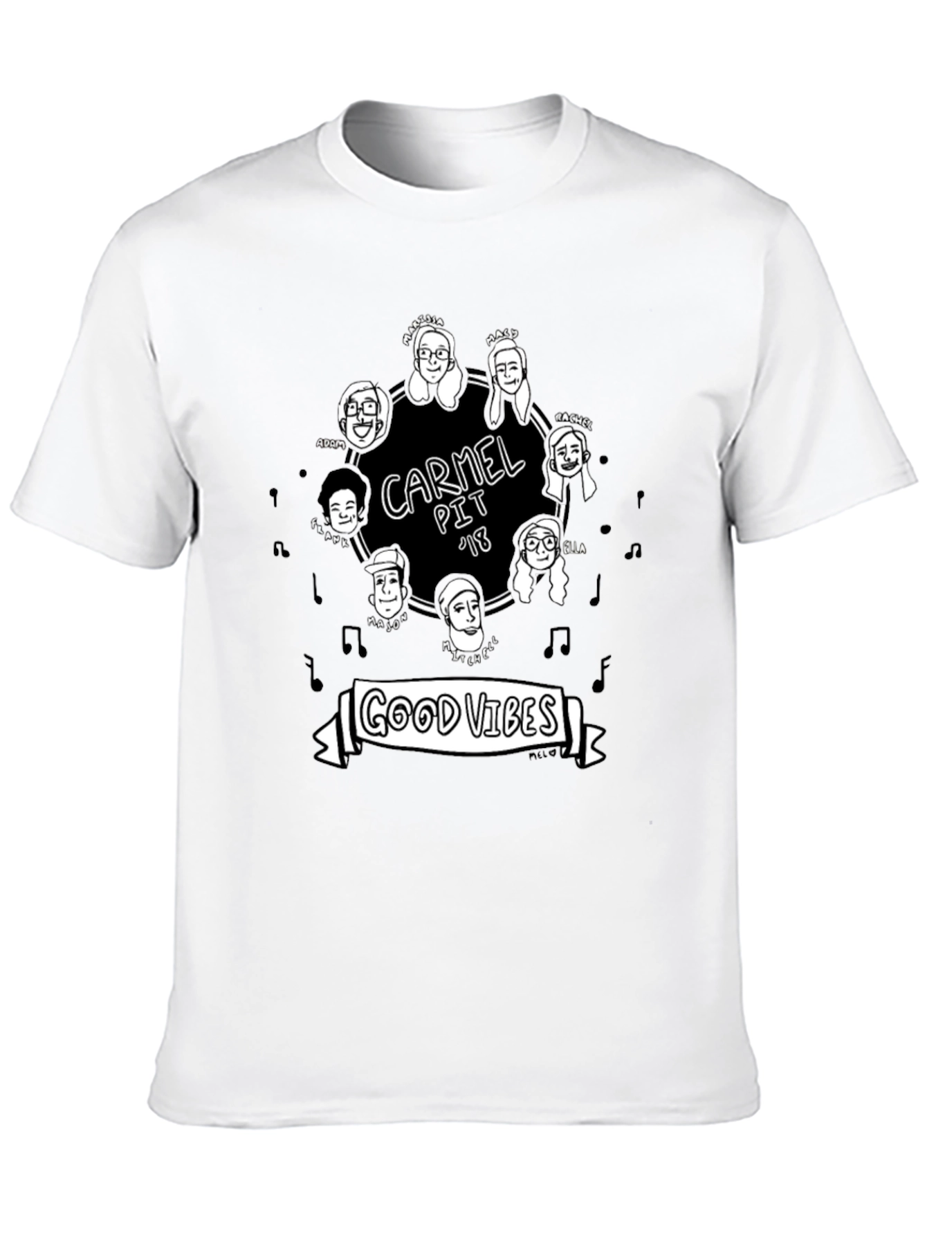 Carmel Pit 18 Good Vibes Graphic Tee