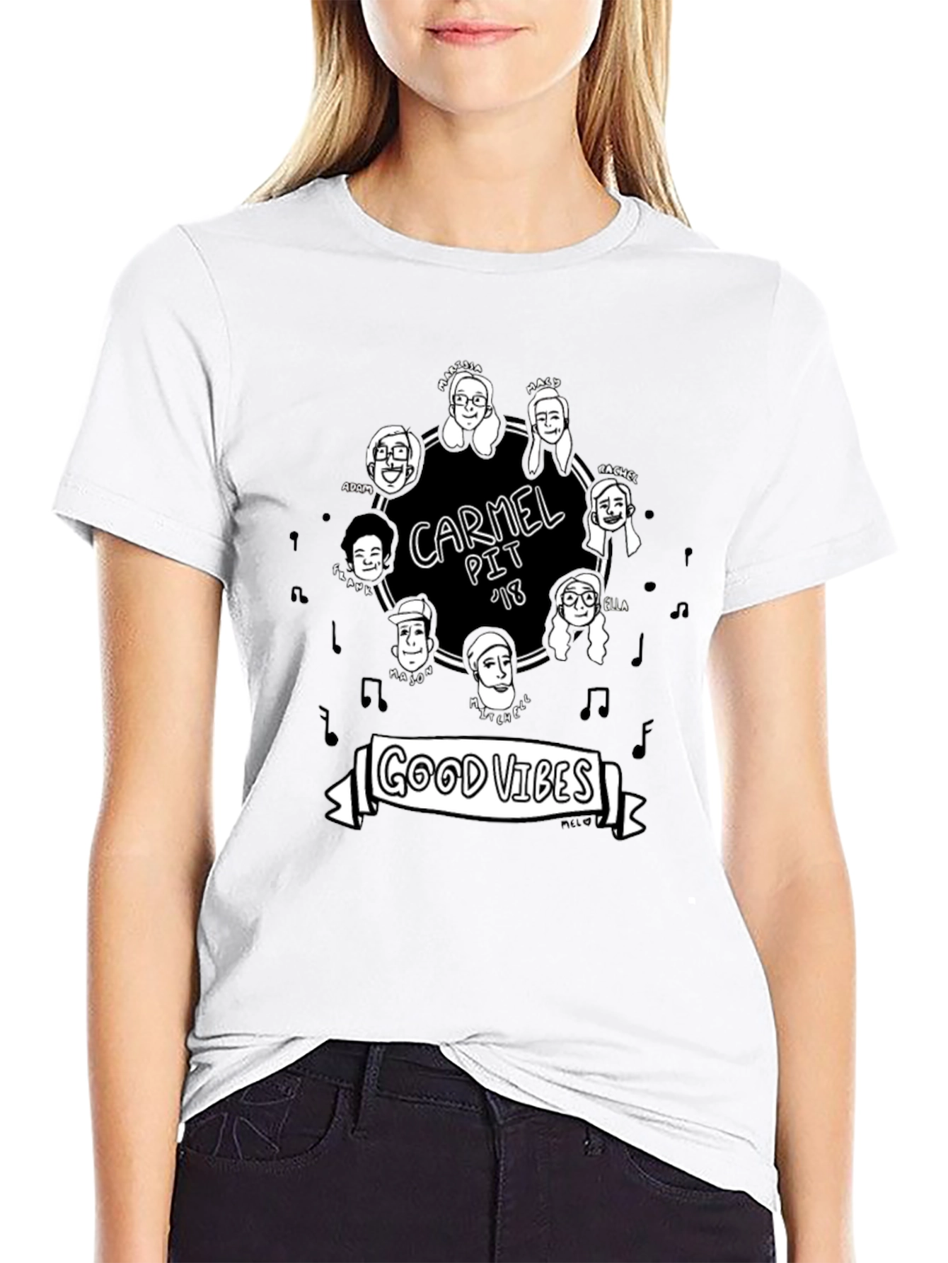 Carmel Pit 18 Good Vibes Graphic Tee