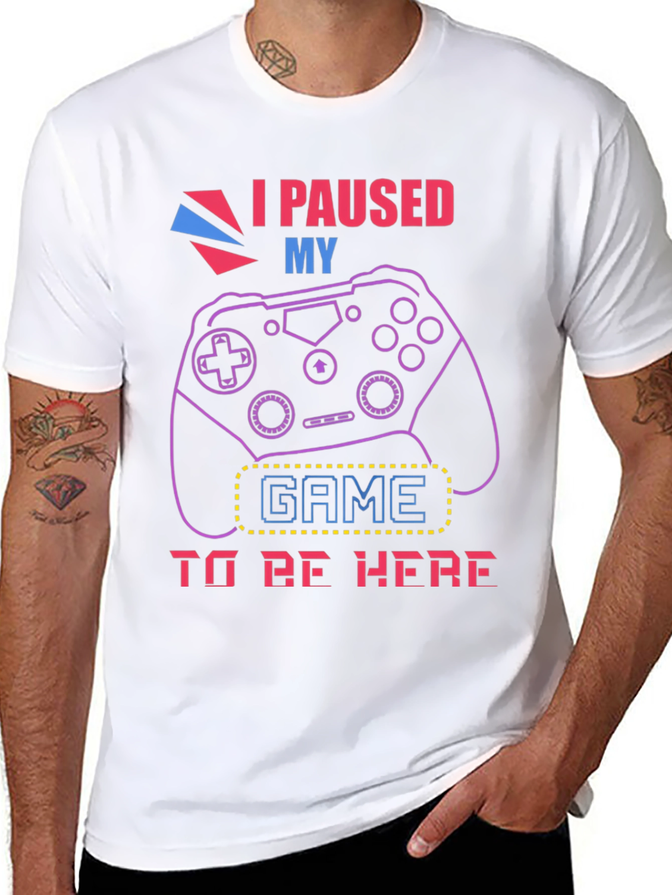 I Paused My Game to Be Here Graphic T-Shirt