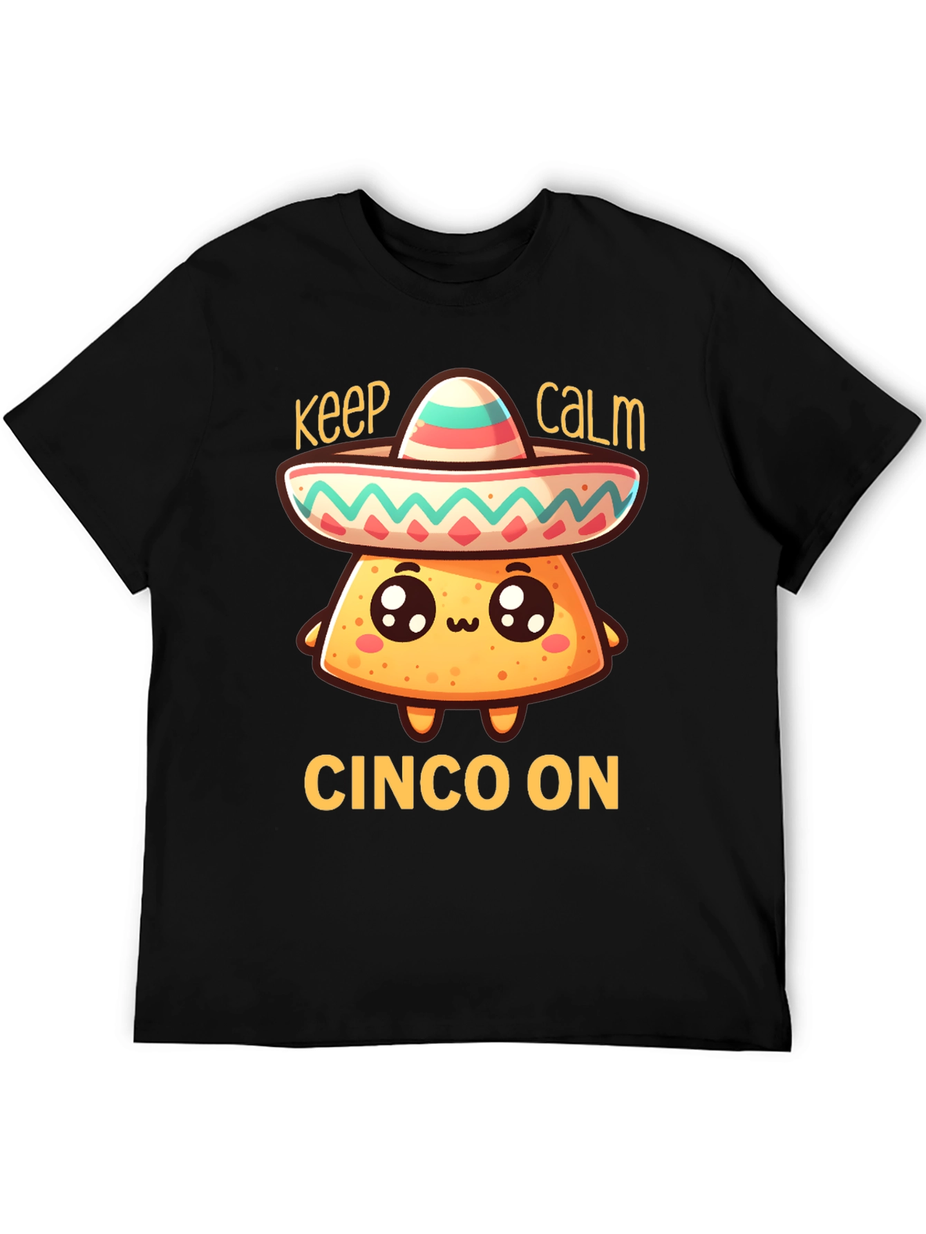 Keep Calm Cinco On T-Shirt - Fun Fiesta Tee