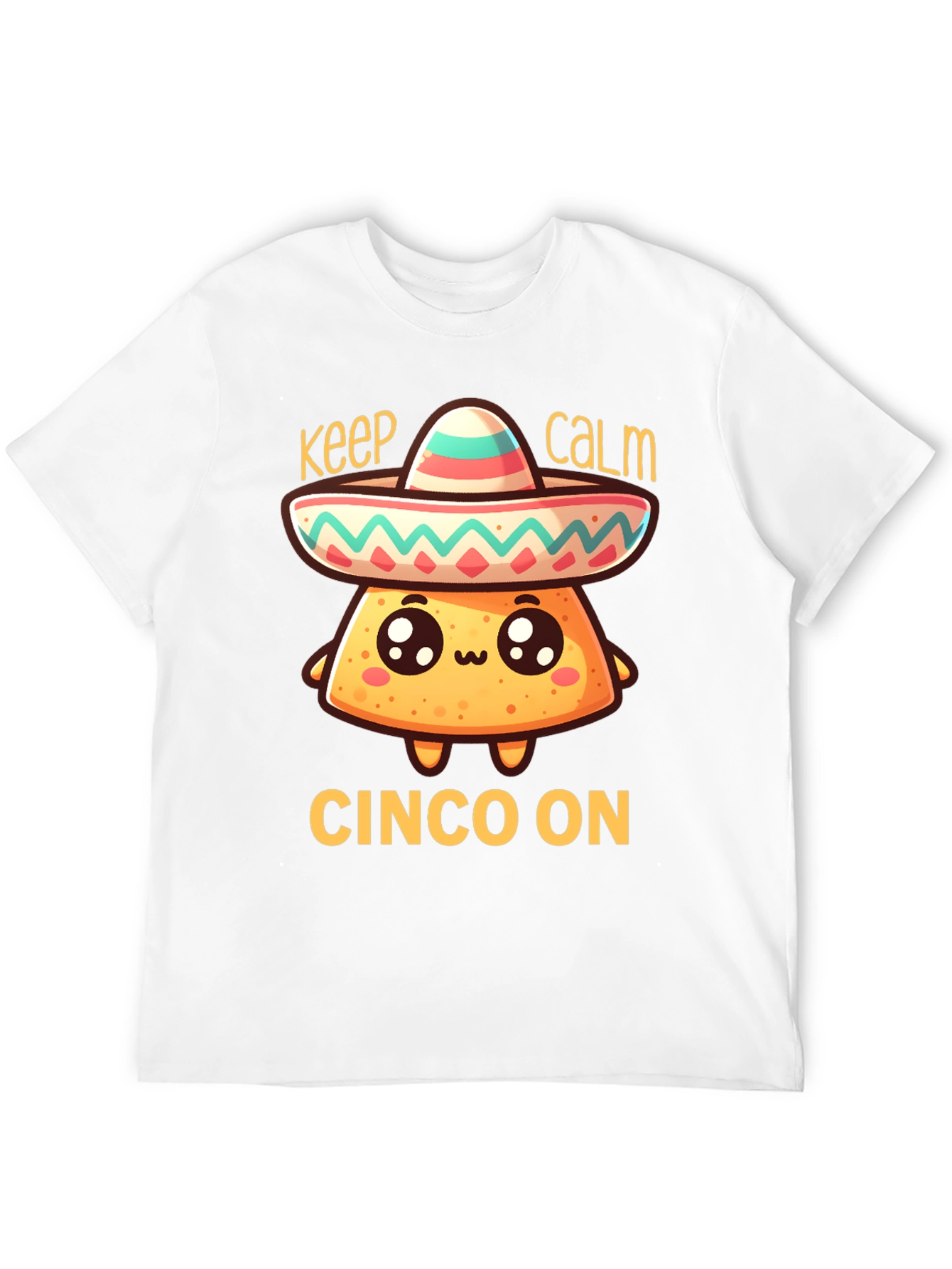Keep Calm Cinco On T-Shirt - Fun Fiesta Tee