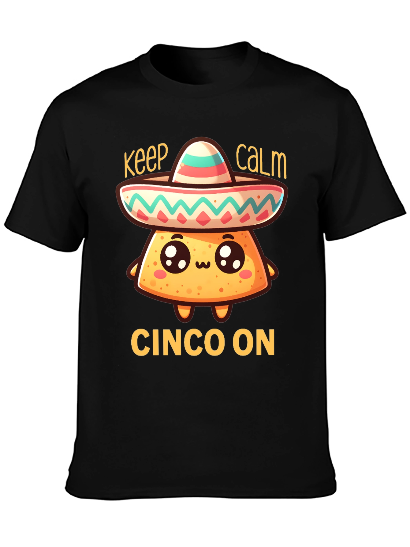 Keep Calm Cinco On T-Shirt - Fun Fiesta Tee