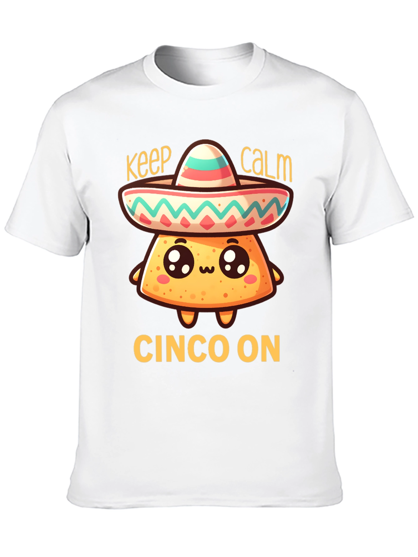 Keep Calm Cinco On T-Shirt - Fun Fiesta Tee