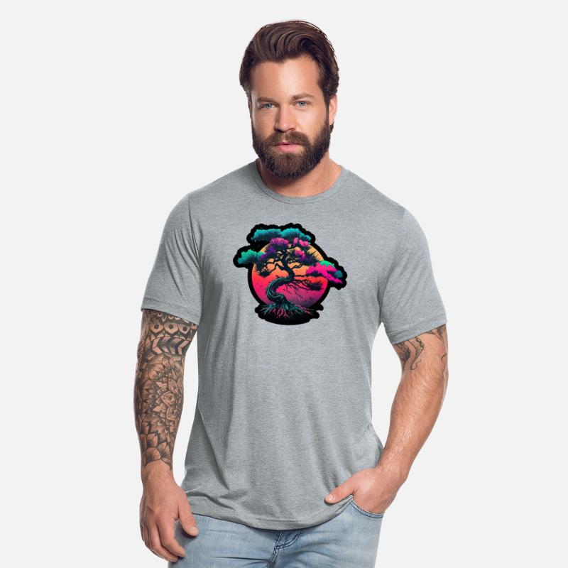 Synthwave Bonsai Tree