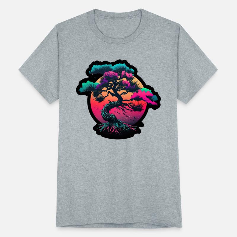 Synthwave Bonsai Tree