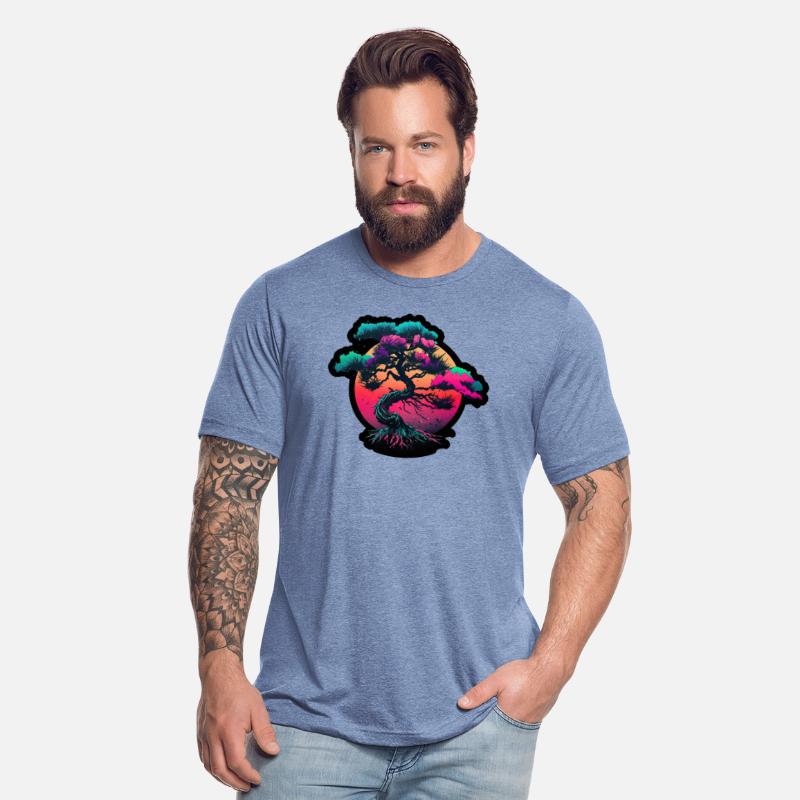 Synthwave Bonsai Tree