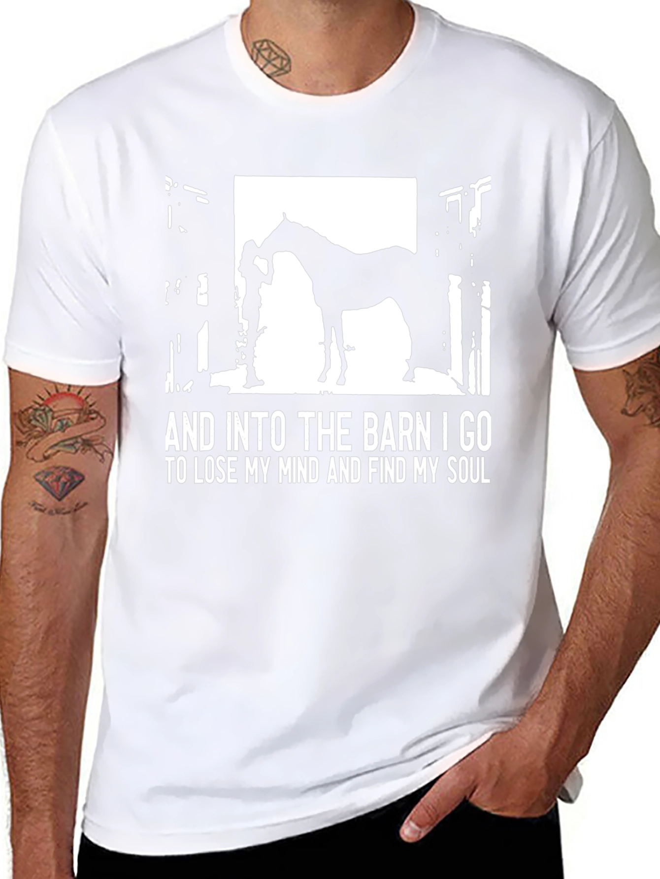 Barn Soul Graphic Tee - Horse Lovers Shirt