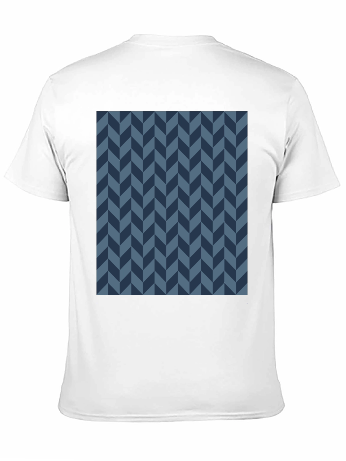 Modern Herringbone Tee - Black