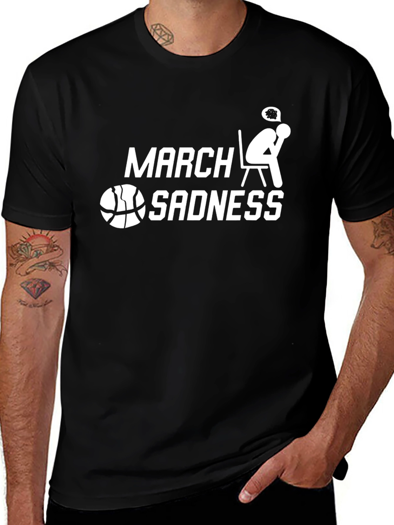 March Sadness Basketball T-Shirt