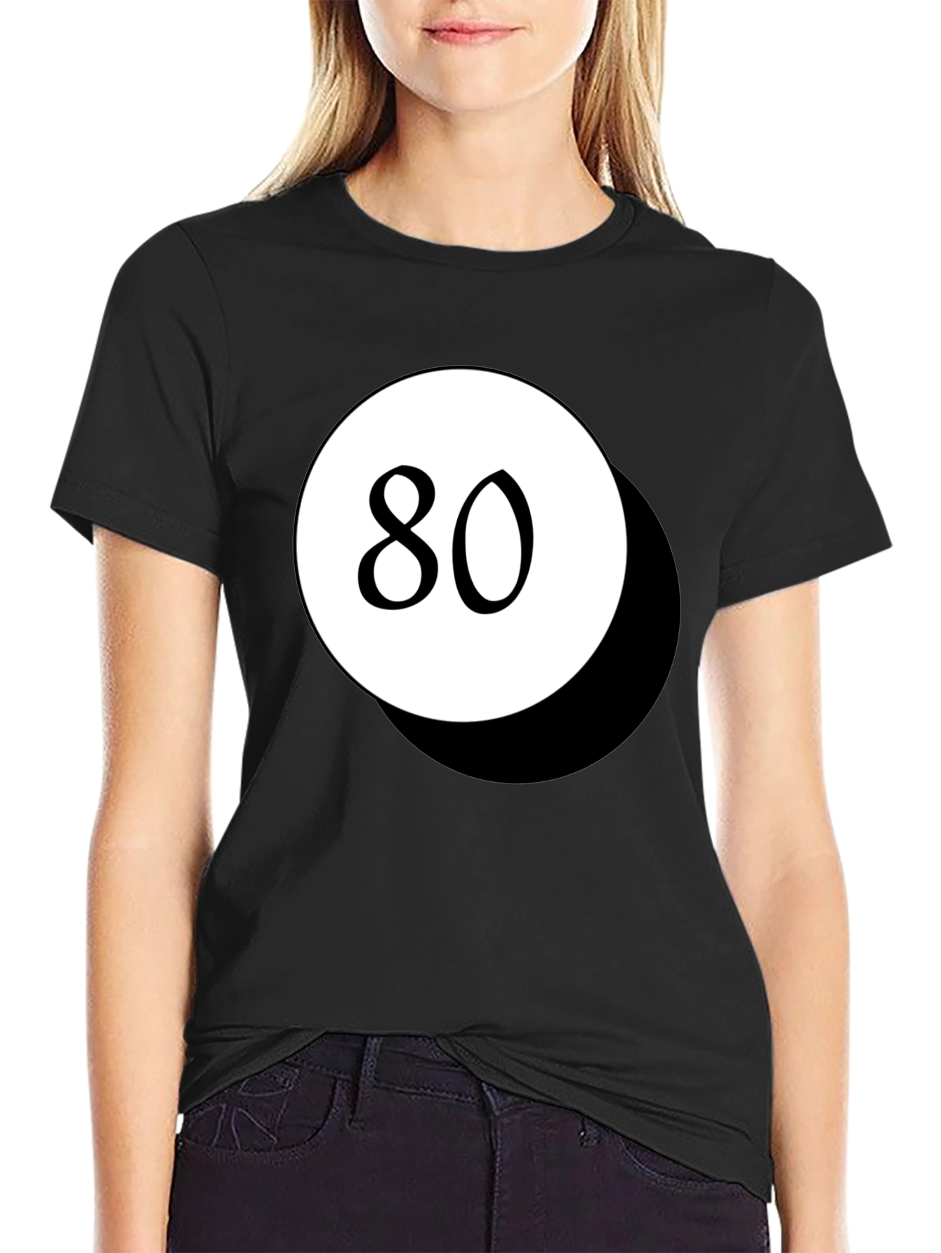80 Ball T-Shirt - Novelty Birthday Tee