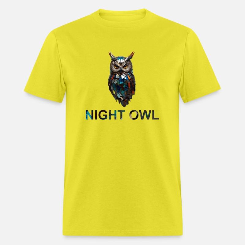T-Shirt Night Owl: Embrace the Nocturnal Spirit