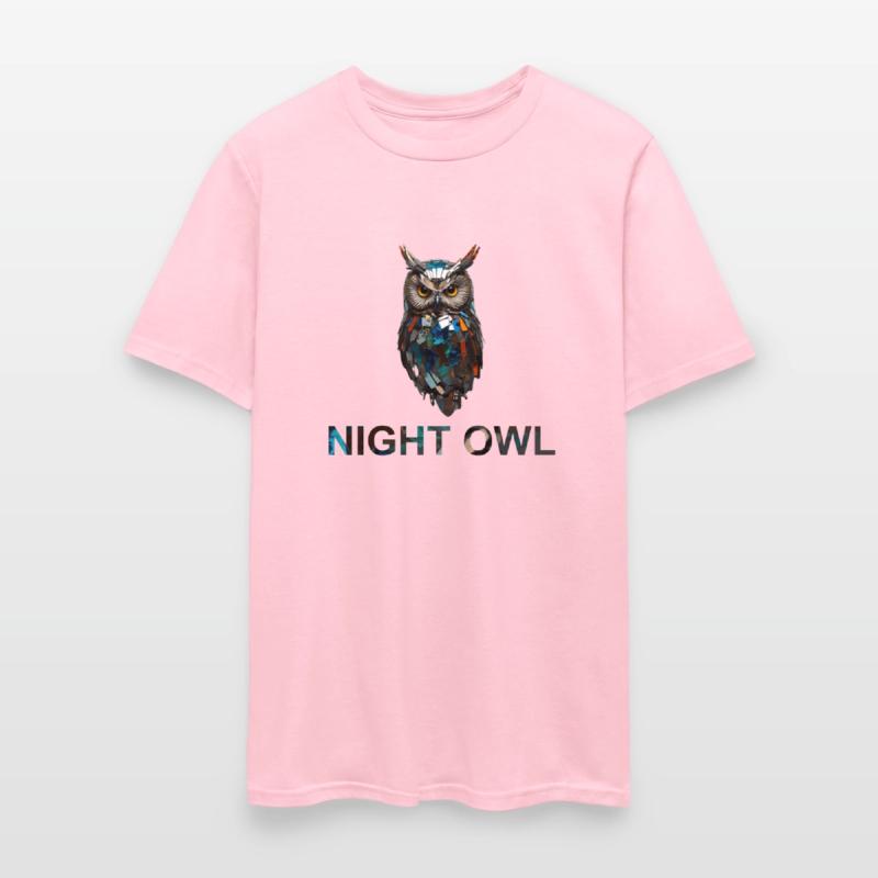 T-Shirt Night Owl: Embrace the Nocturnal Spirit