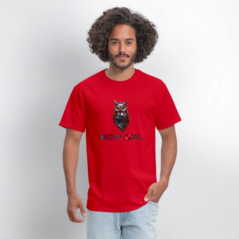 T-Shirt Night Owl: Embrace the Nocturnal Spirit