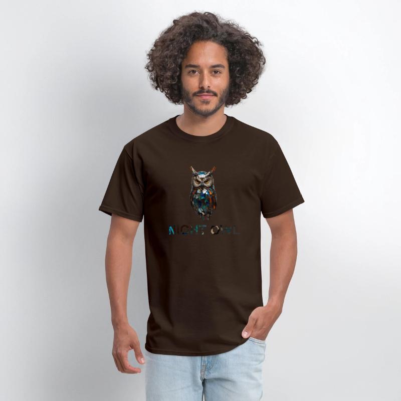 T-Shirt Night Owl: Embrace the Nocturnal Spirit