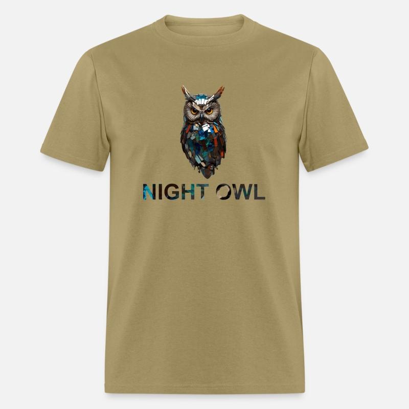 T-Shirt Night Owl: Embrace the Nocturnal Spirit