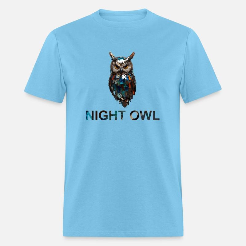 T-Shirt Night Owl: Embrace the Nocturnal Spirit