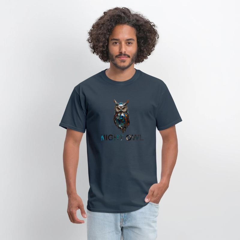 T-Shirt Night Owl: Embrace the Nocturnal Spirit