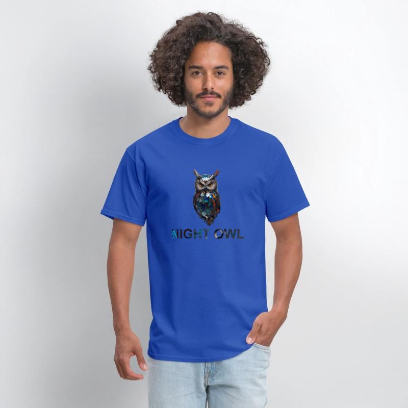 T-Shirt Night Owl: Embrace the Nocturnal Spirit