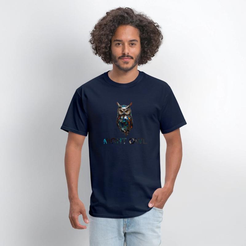 T-Shirt Night Owl: Embrace the Nocturnal Spirit