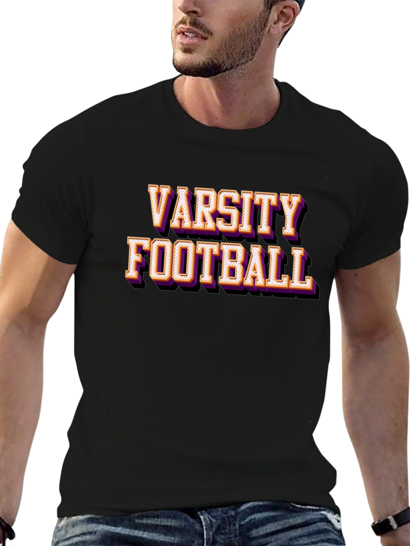 Varsity Football Graphic T-Shirt