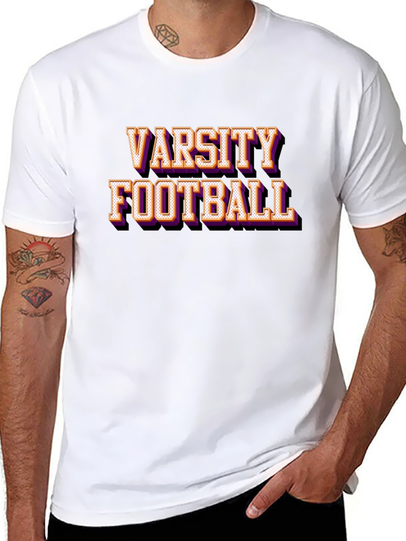 Varsity Football Graphic T-Shirt