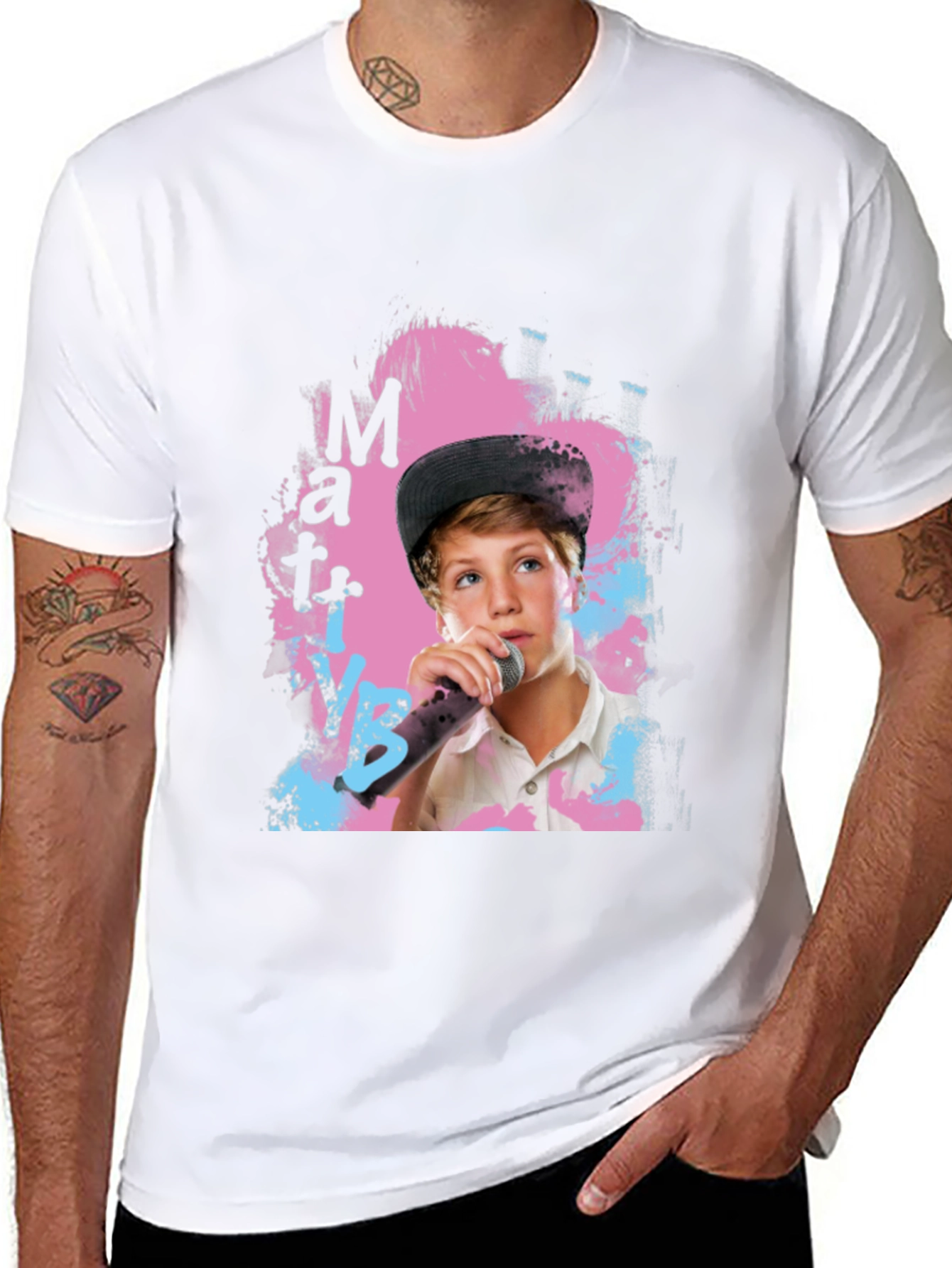 Matt VS Boy Graphic Tee - Black