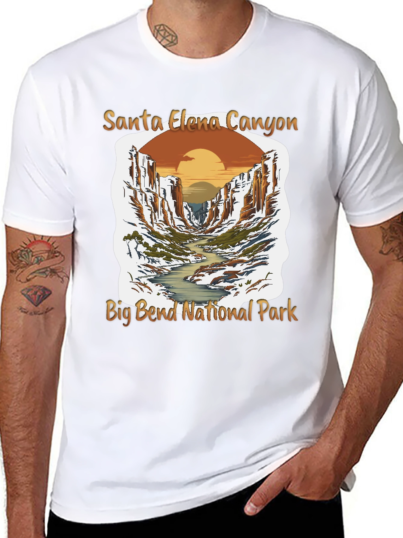 Santa Elena Canyon T-Shirt - Big Bend National Park