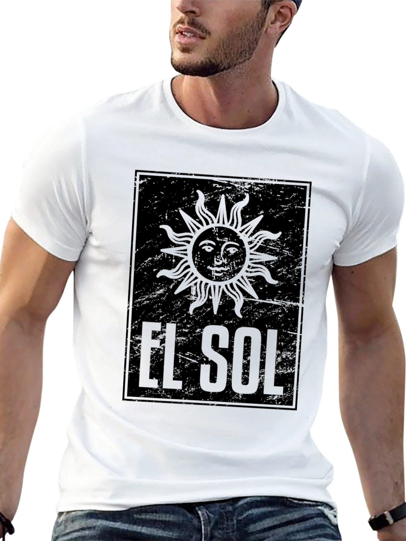 El Sol Graphic Black T-Shirt