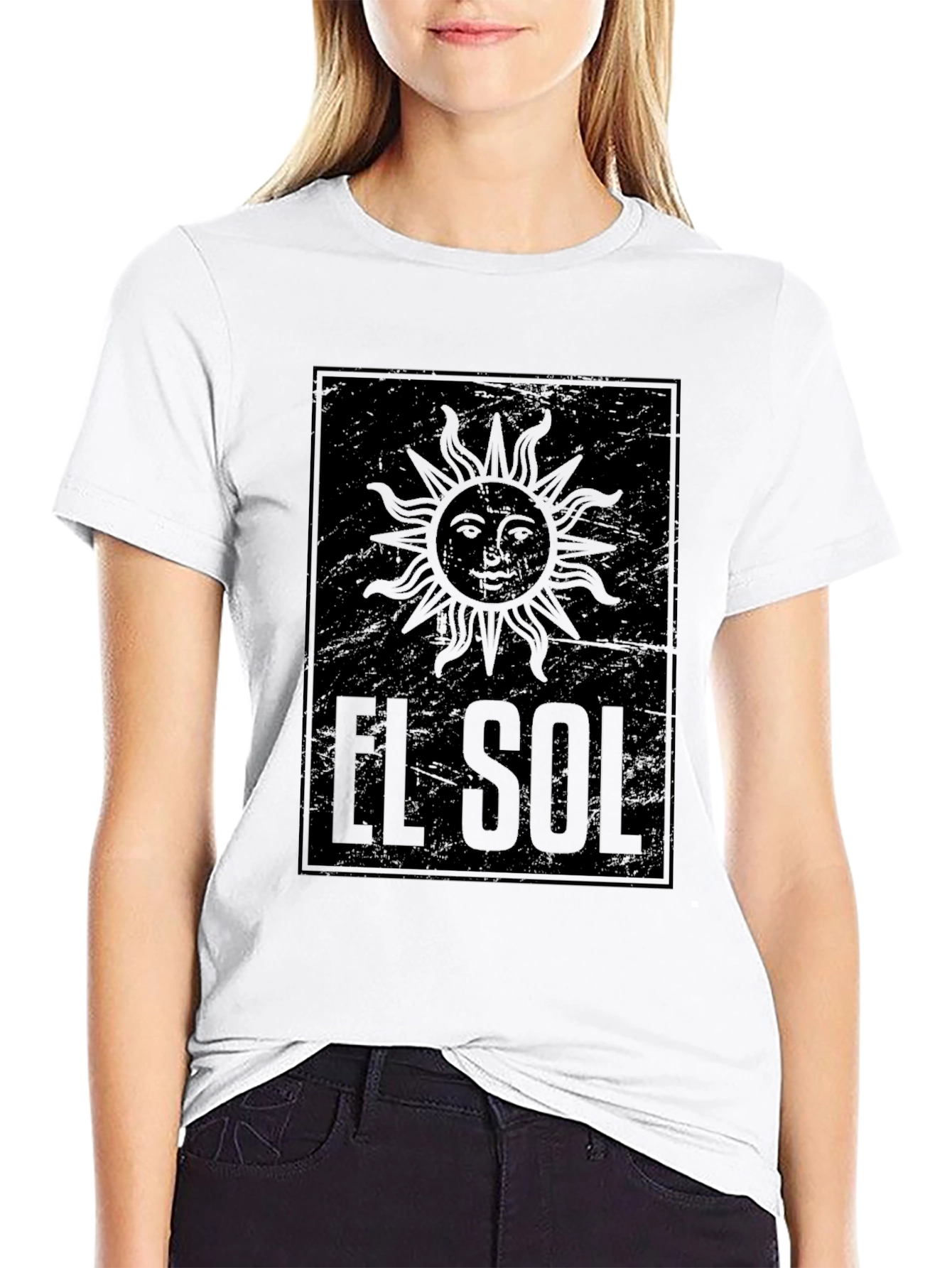El Sol Graphic Black T-Shirt