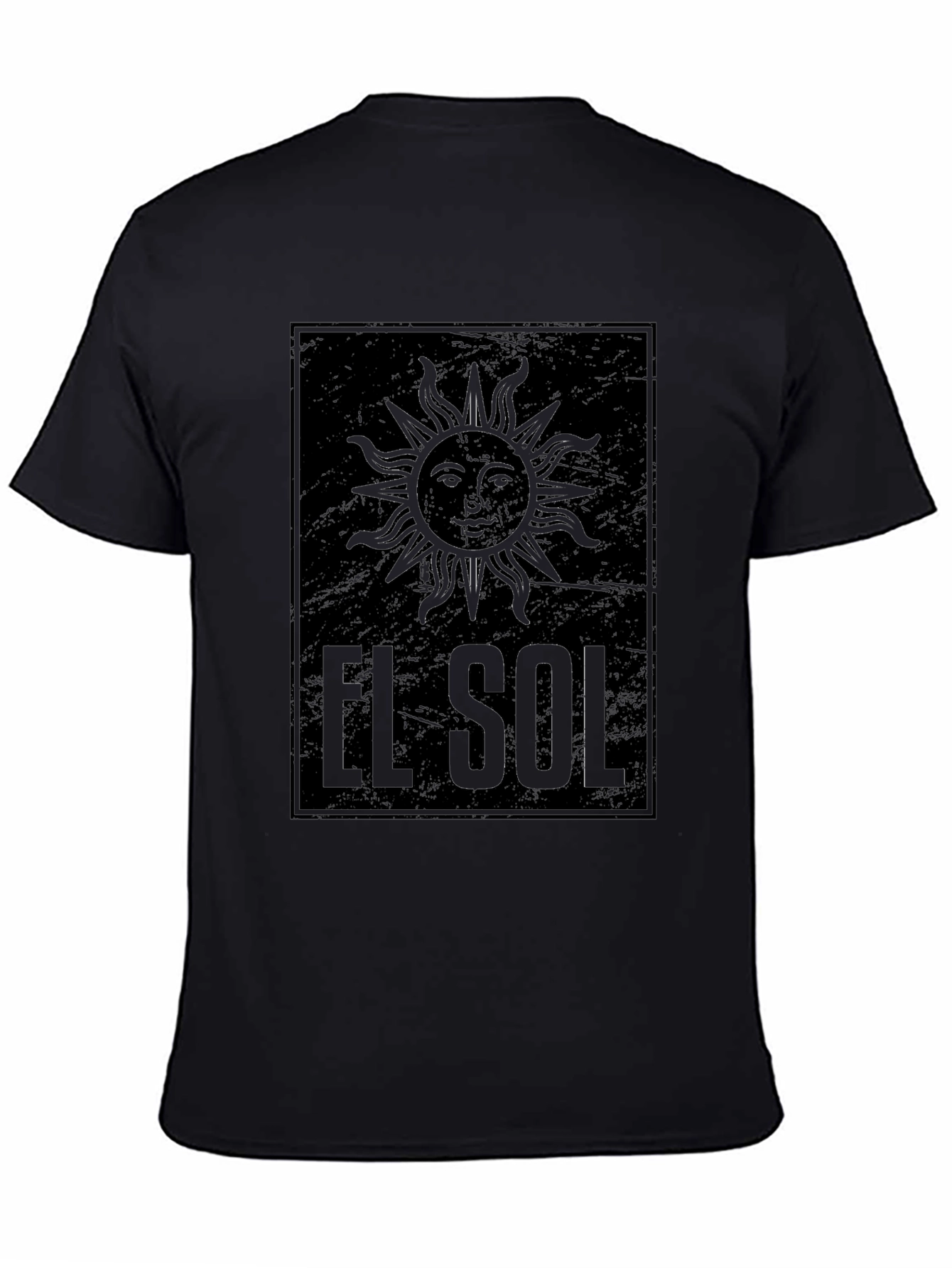 El Sol Graphic Black T-Shirt