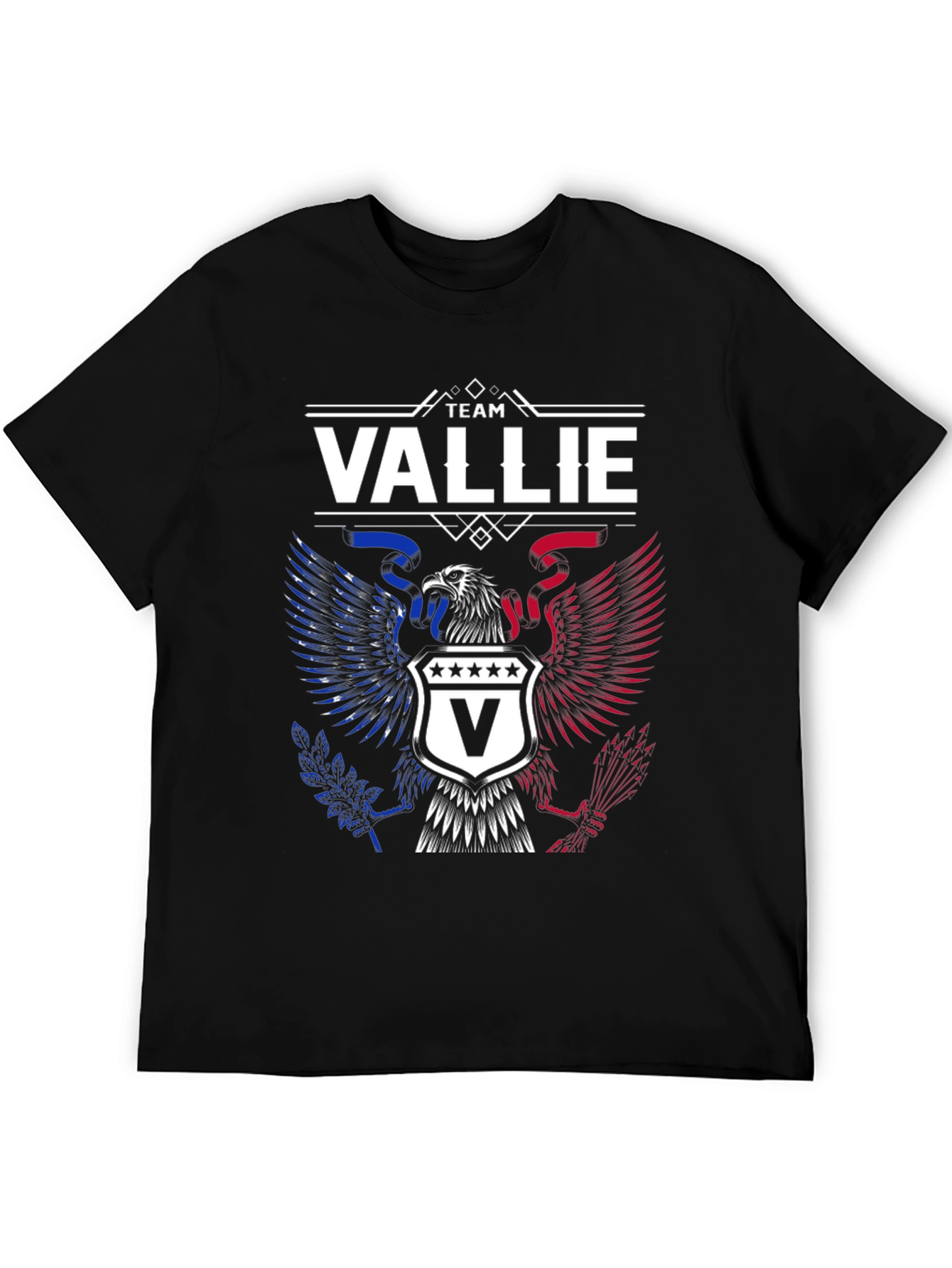 Team Vallie Patriotic Eagle Crest T-Shirt