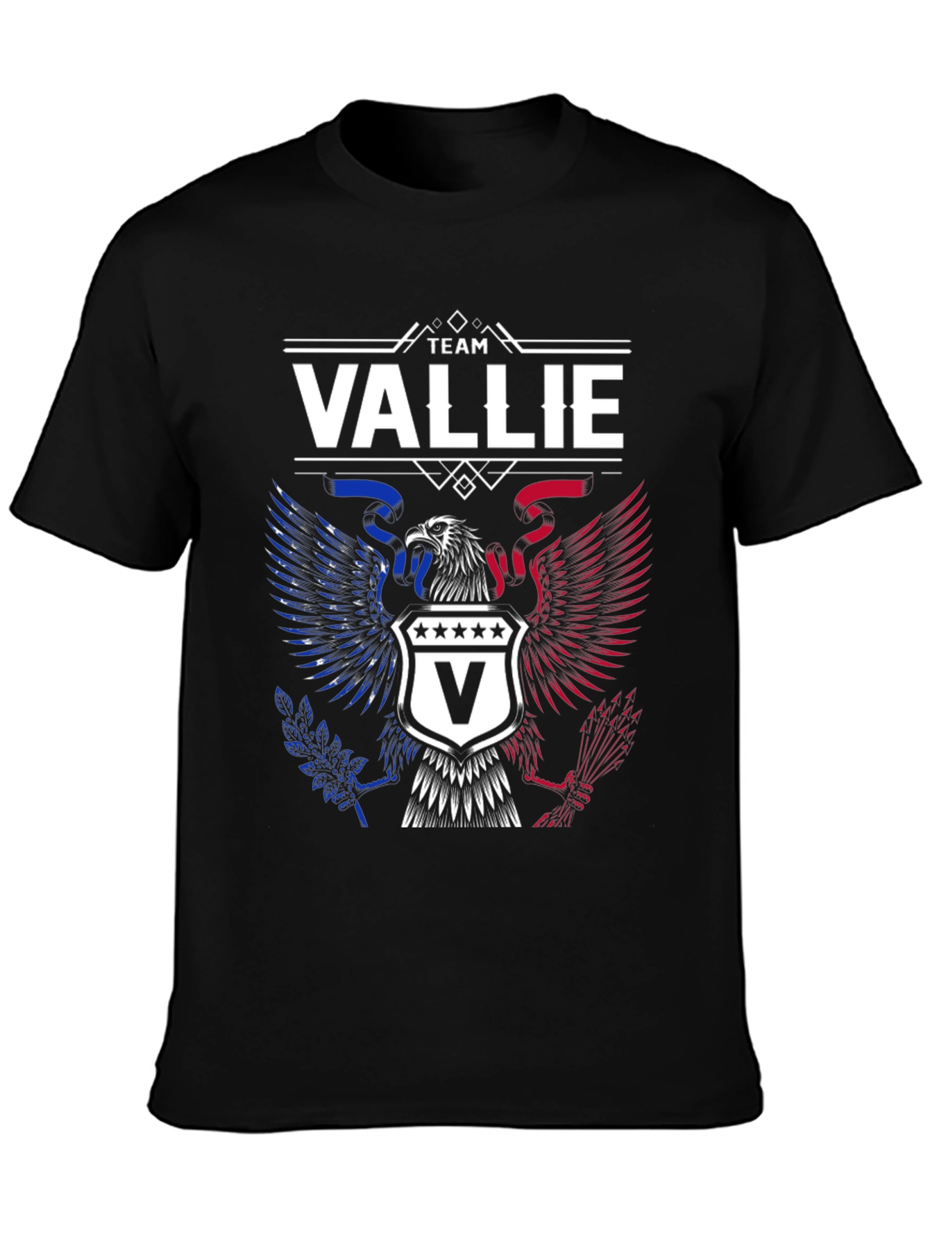 Team Vallie Patriotic Eagle Crest T-Shirt