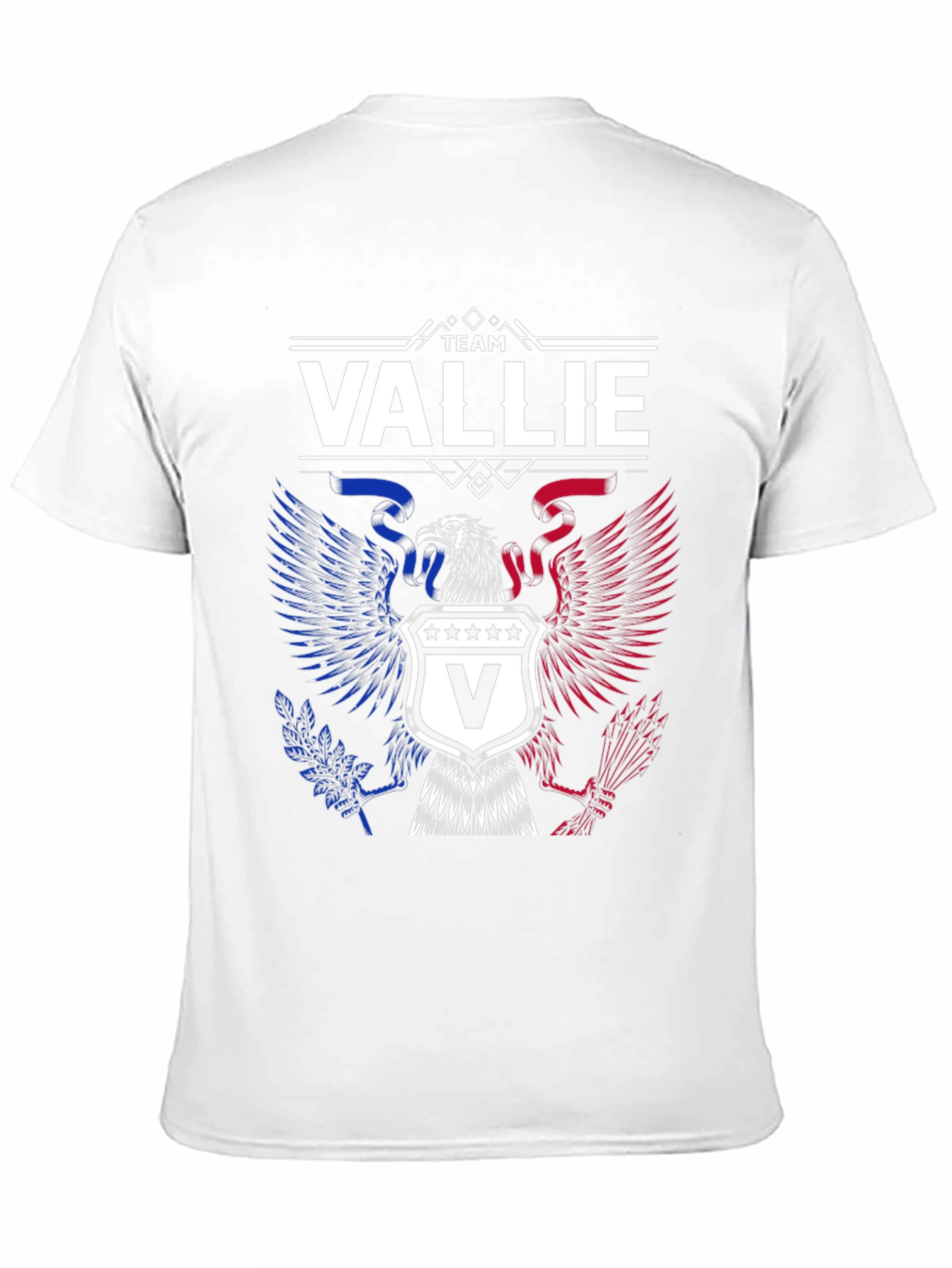 Team Vallie Patriotic Eagle Crest T-Shirt