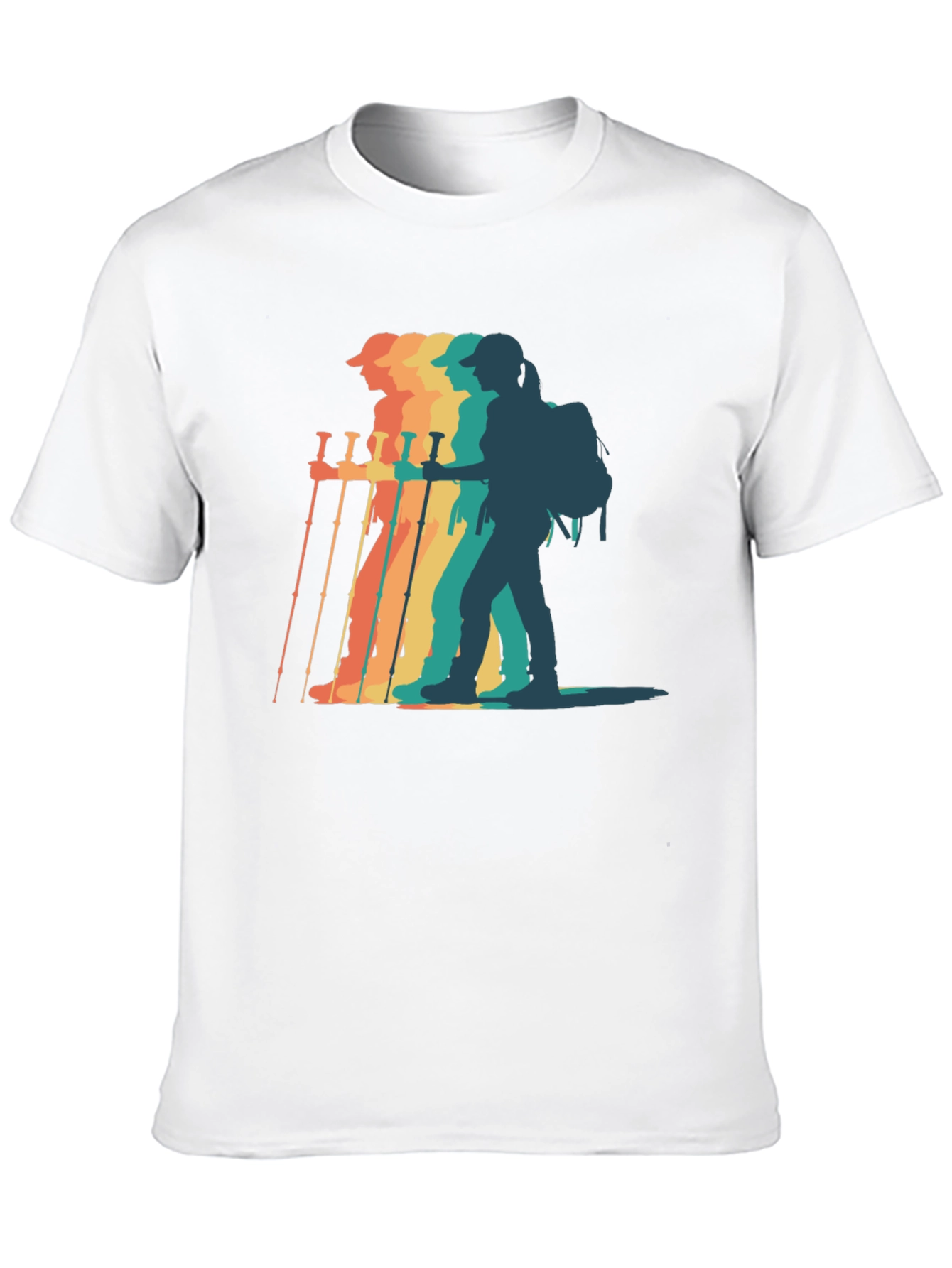 Retro Hiker Graphic T-Shirt - Adventure Ready!
