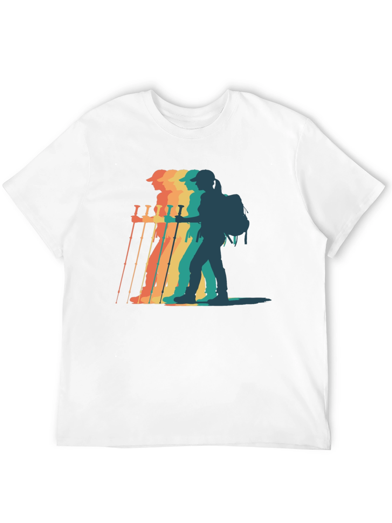 Retro Hiker Graphic T-Shirt - Adventure Ready!