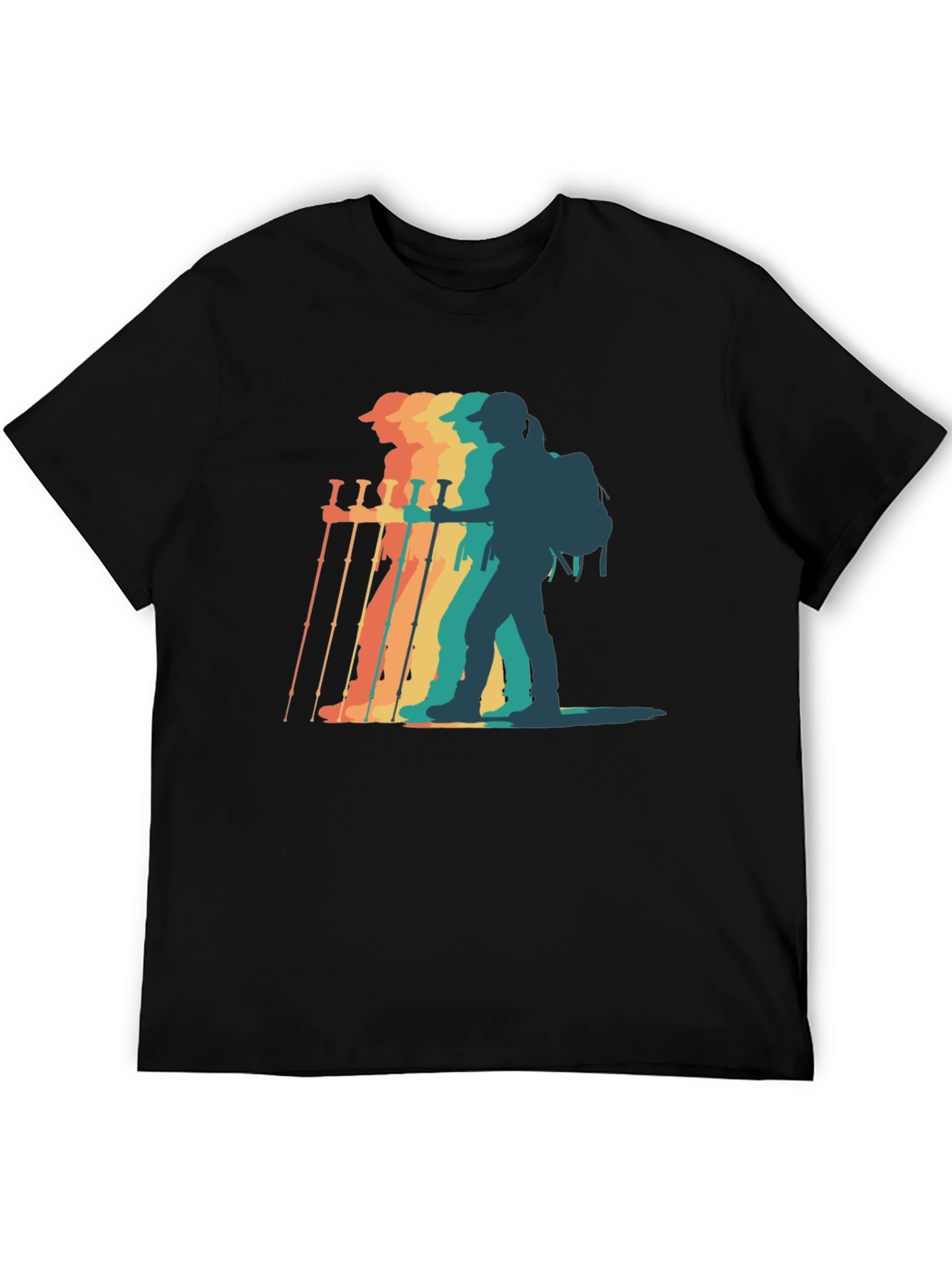 Retro Hiker Graphic T-Shirt - Adventure Ready!