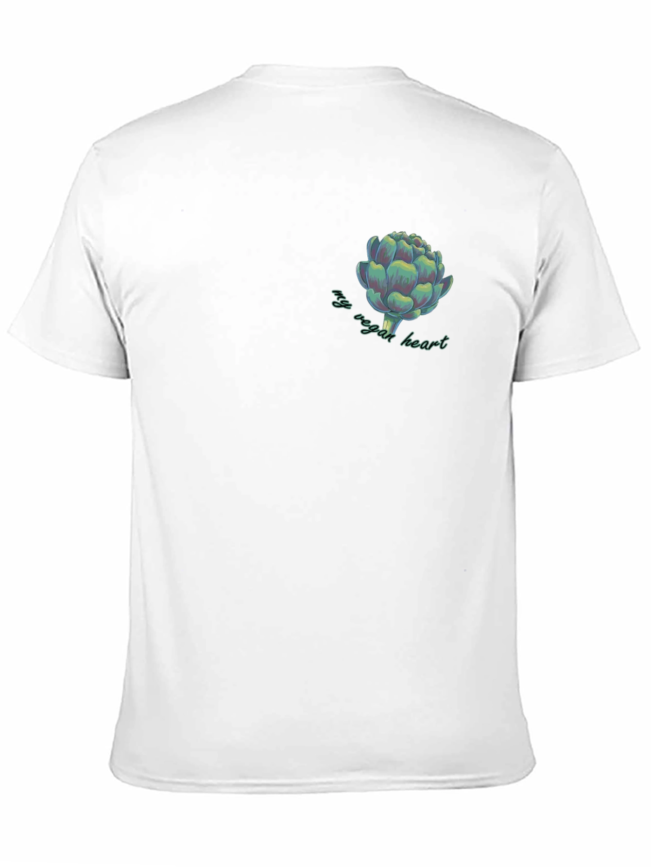 My Vegan Heart Artichoke Graphic Tee - Black