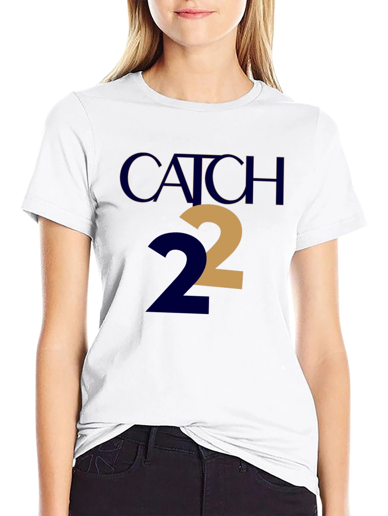Catch-22 Graphic Tee - Classic Novel Inspired Black T-Shirt