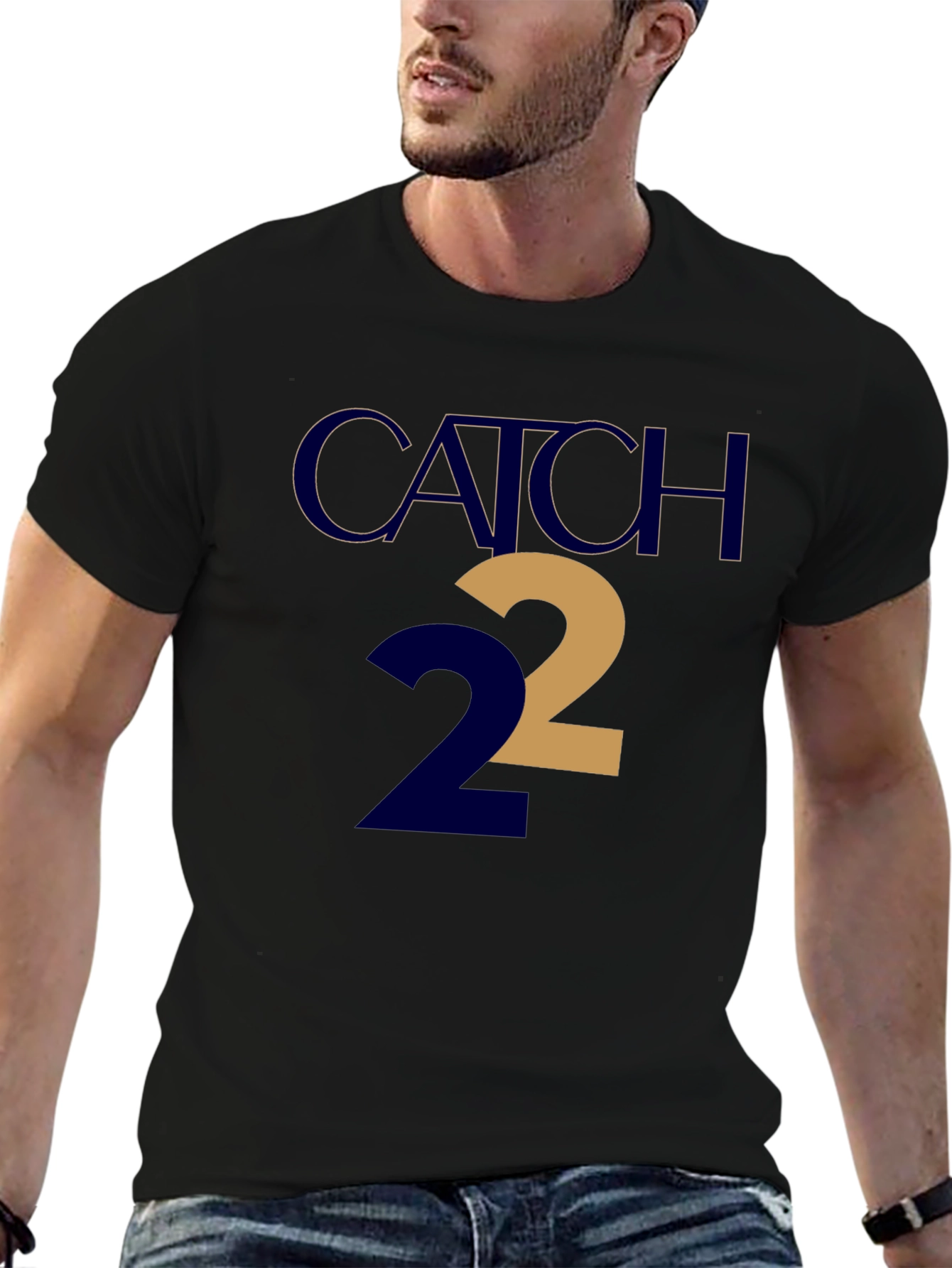 Catch-22 Graphic Tee - Classic Novel Inspired Black T-Shirt