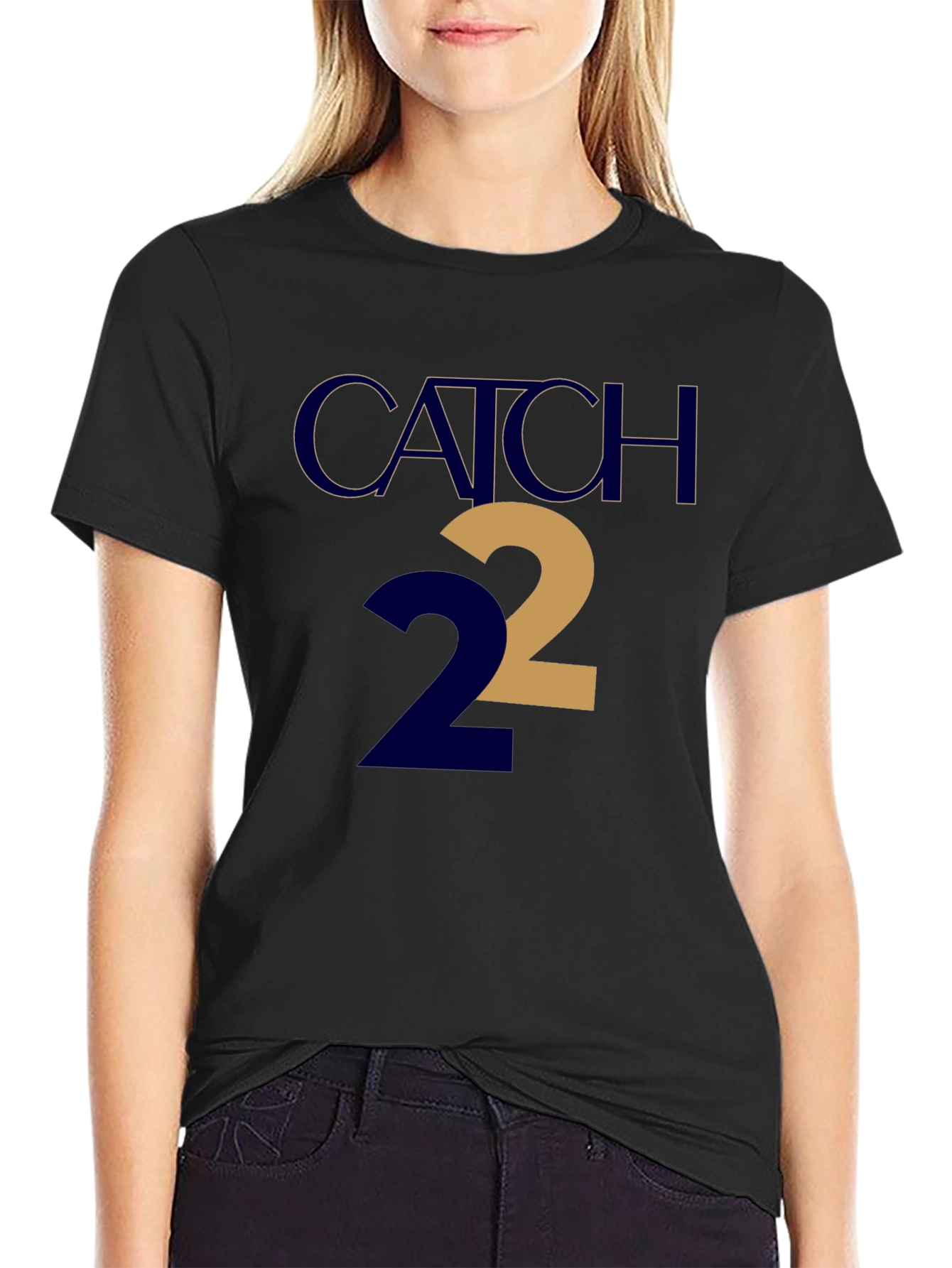 Catch-22 Graphic Tee - Classic Novel Inspired Black T-Shirt