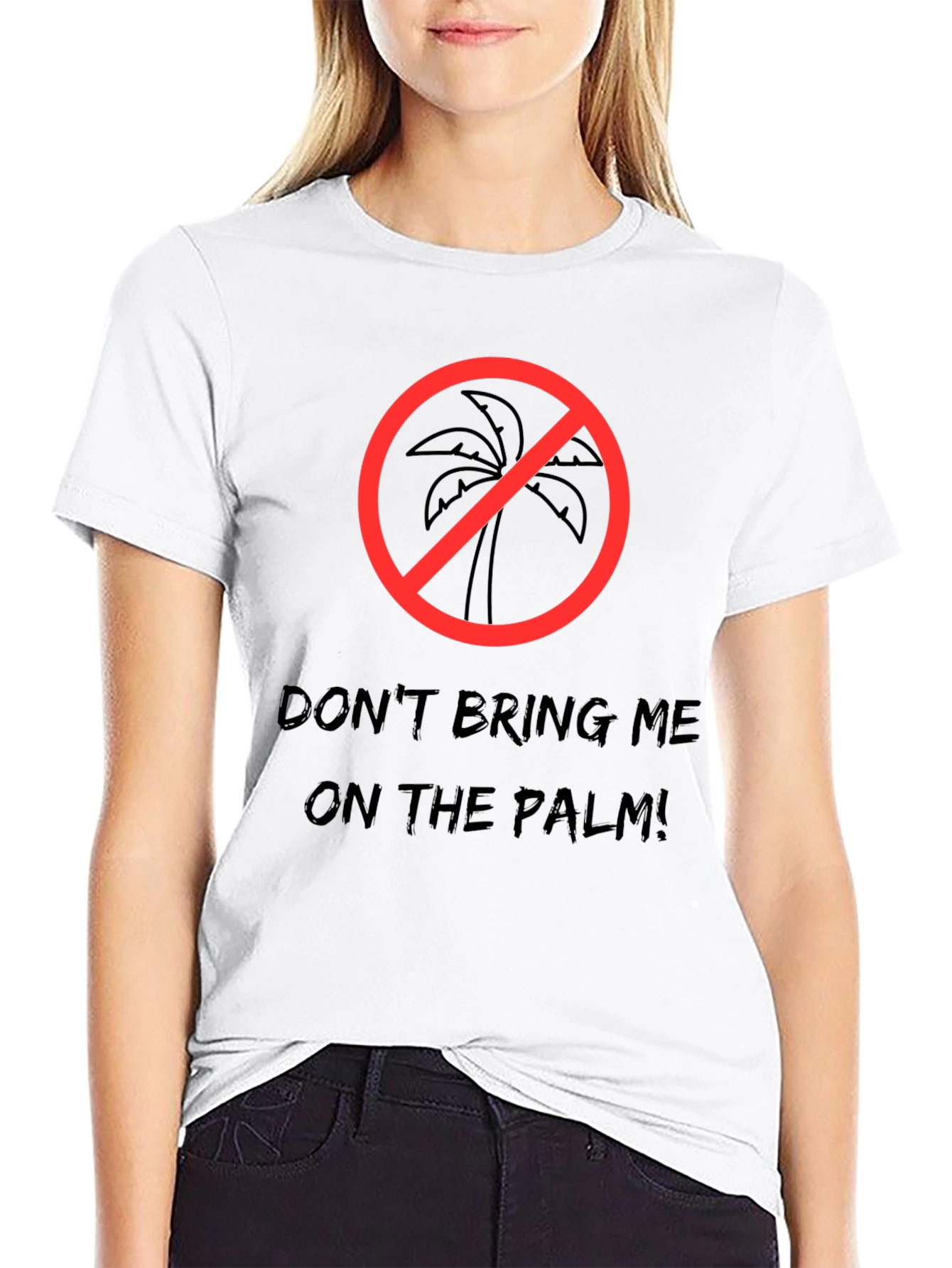 Dont Bring Me On The Palm Black T-Shirt