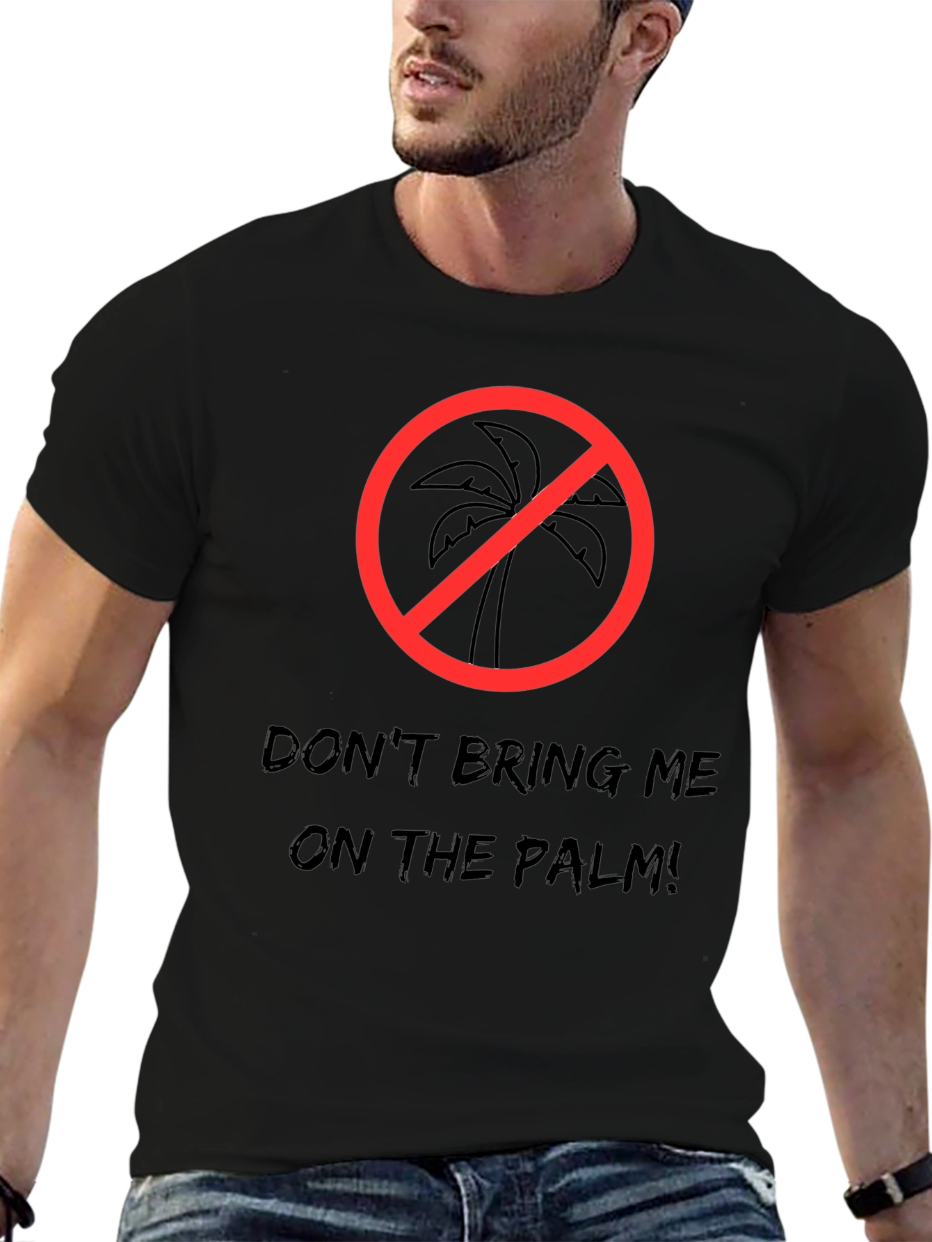 Dont Bring Me On The Palm Black T-Shirt