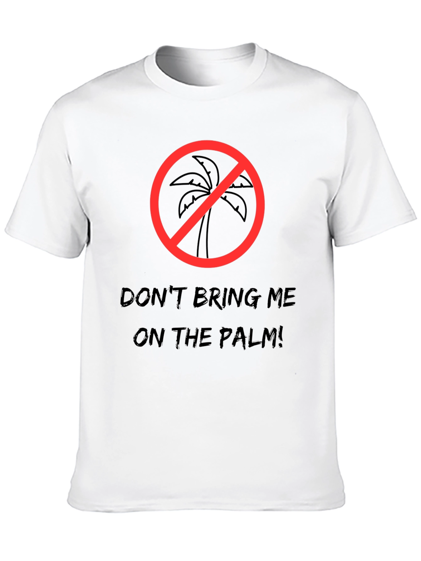 Dont Bring Me On The Palm Black T-Shirt