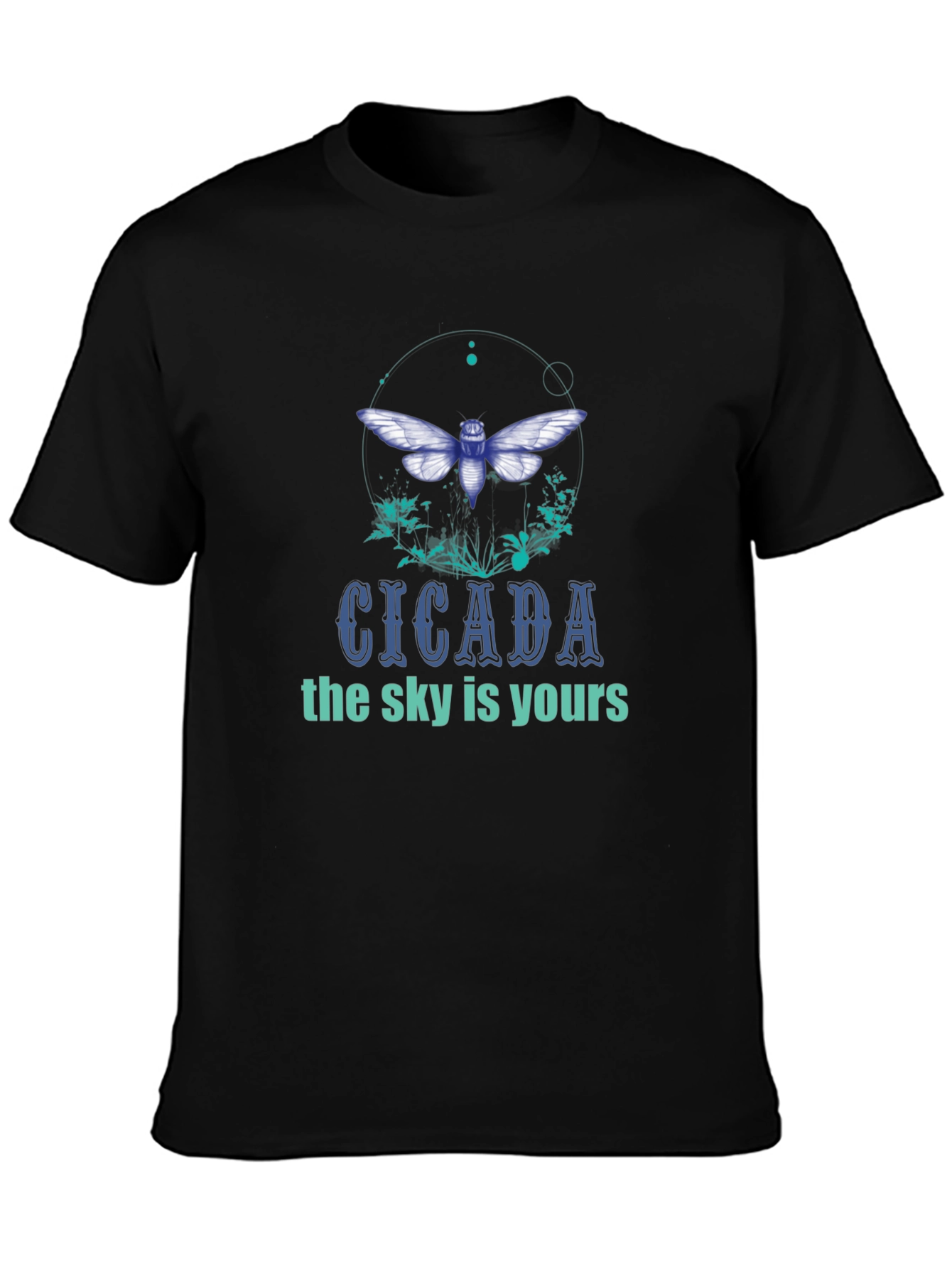 Cicada Graphic T-Shirt - The Sky Is Yours